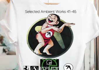 This Selected Ambient Works 41-45 Aphex-Twin Logo Unisex t shirt designs for sale