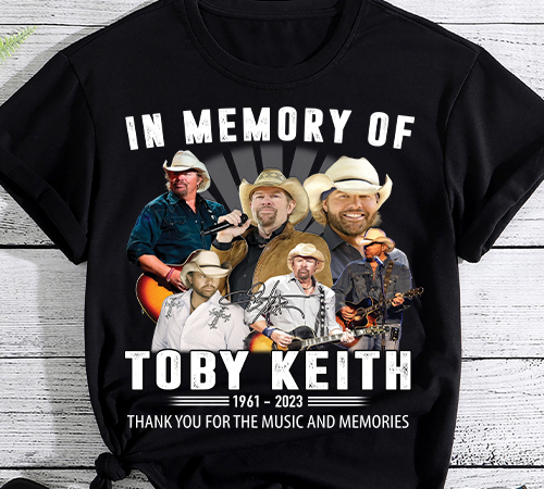 Toby keith if memory of 1961-2024 t shirt designs for sale