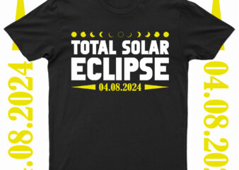 Total Solar Eclipse | T-Shirt Design For Sale!!