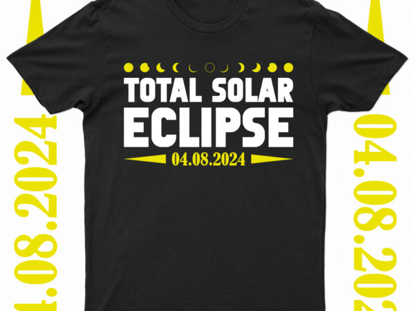 Total solar eclipse | t-shirt design for sale!!