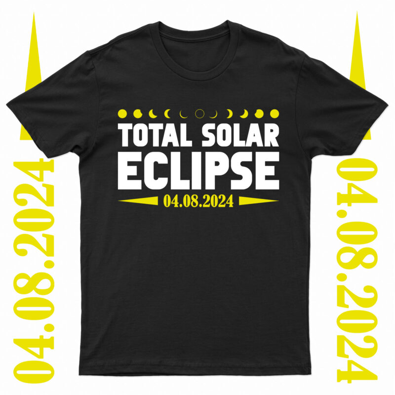 Total Solar Eclipse | T-Shirt Design For Sale!!