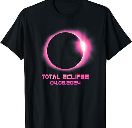 Total solar eclipse april 8 2024, boy girl t-shirt