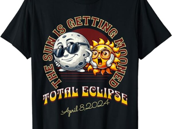 Total solar eclipse chase 2024 sun is getting mooned t-shirt