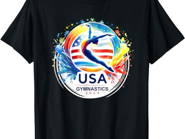 Usa 2024 games united states gymnastics america 2024 usa t-shirt