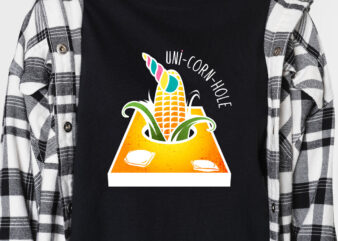 Uni-Corn-Hole PNG, Funny Unicorn Corn Cornhole T shirts Design, Cornhole Boards, Unicorn Lover Gift, Unicorn Png, Instant Download