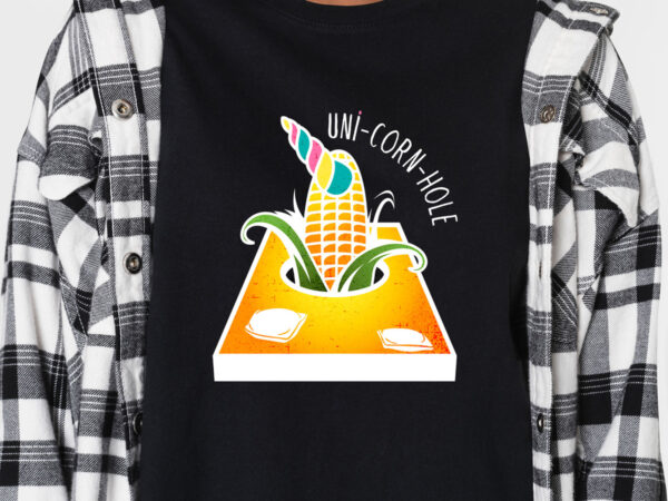 Uni-corn-hole png, funny unicorn corn cornhole t shirts design, cornhole boards, unicorn lover gift, unicorn png, instant download