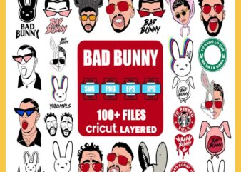 Bad Bunny Bundle Svg