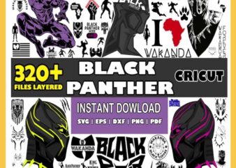 Black Panther Bundle Svg