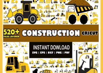 Construction Bundle Svg, Mega Bundle Svg