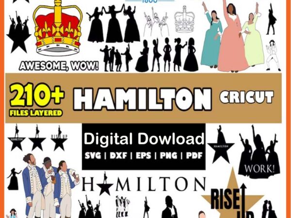 Hamilton bundle svg graphic t shirt