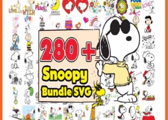 Snoopy Bundle Svg t shirt template vector