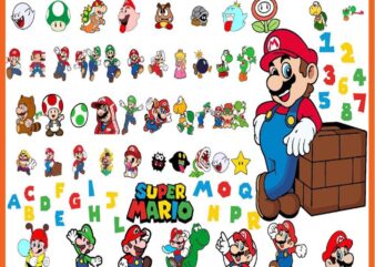 Super Mario Bundle Svg