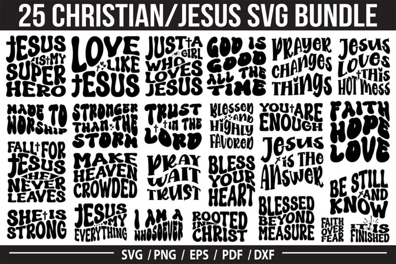 Christian SVG Bundle, Faith Bundle,Jesus