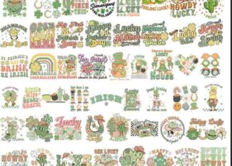 Bundle Patrick Day Png, Happy Lucky Png, One Lucky Teacher Png