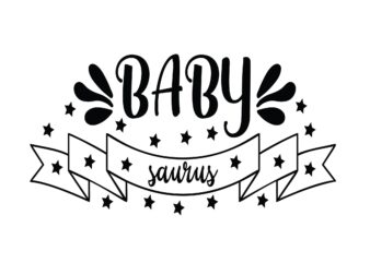 Baby Saurus t shirt template