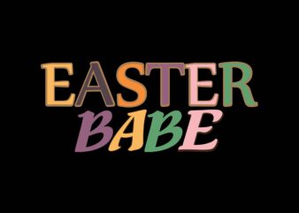 easter babe vector clipart