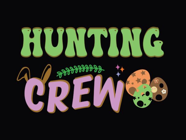 Hunting crew graphic t shirt