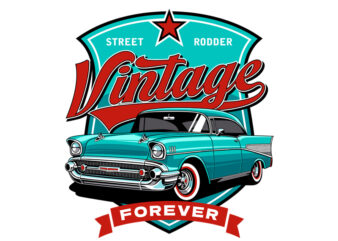 Vintage Forever t shirt vector art