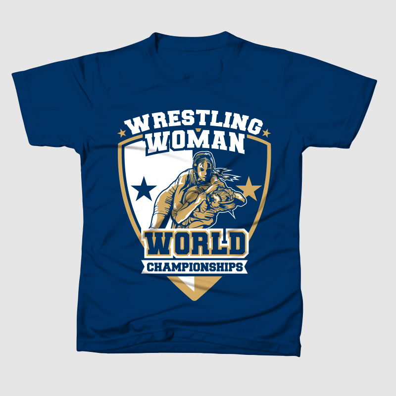 Woman World Wresling Championship Poster