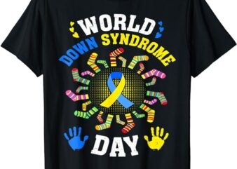World Down Syndrome Day Awareness Socks Down Right Kids T-Shirt