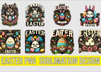 Easter PNG Sublimation Design Bundle