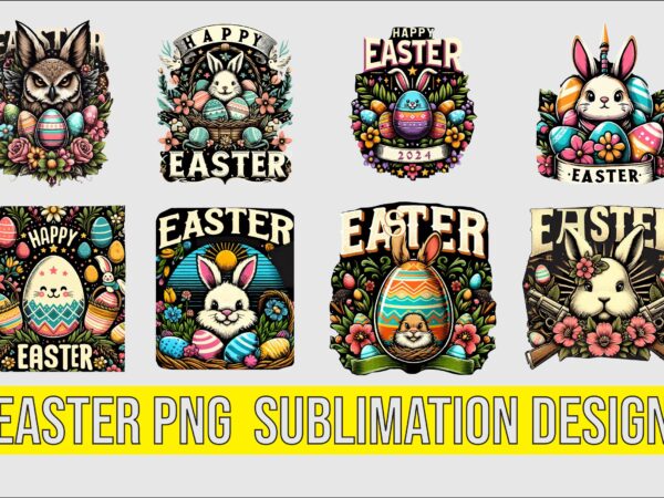 Easter png sublimation design bundle