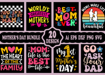 Mothers Day SVG Bundle, Mom life svg, Mama svg, Funny Mom Svg, Blessed mama svg, Mom of boys girls svg, Mom quotes svg png t shirt designs for sale