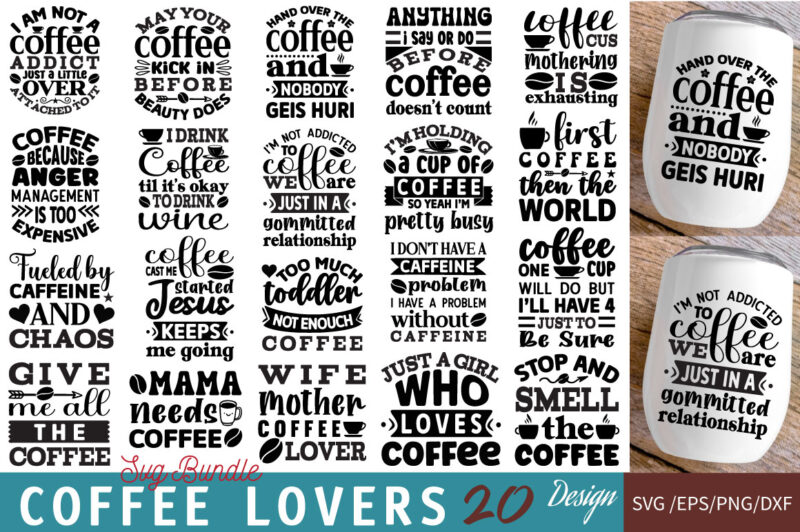 Coffee Lovers SVG Bundle