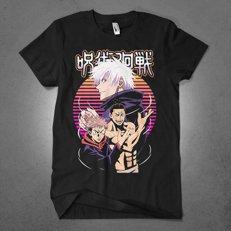 Populer anime lover part 22 tshirt design bundle illustration