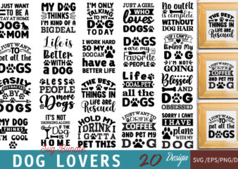 Dog SVG Bundle, Dog Mom SVG, Dog Lover