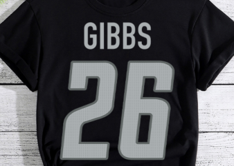 gibbs 26 Football Lovers Design, Football Design, Football PNG File.