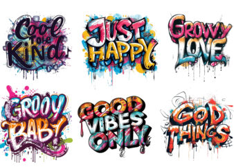 groovy motivation quote design for t shirt design