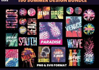 150 Summer streetwear design bundle, T-shirt Design bundle, Streetwear Designs, Aesthetic Design, Urban designs, Graphics shirt , DTF, DTG