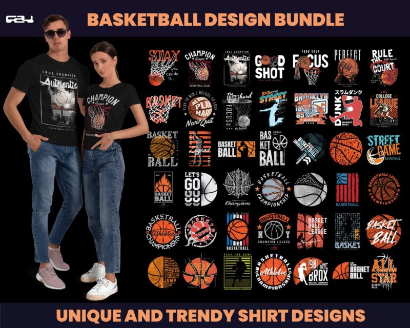 75 Basketball Design Bundle, Shirt design, graphic tee design, Urban Streetstyle, basketball streetwear, streetwear design bundle, DTF, DTG