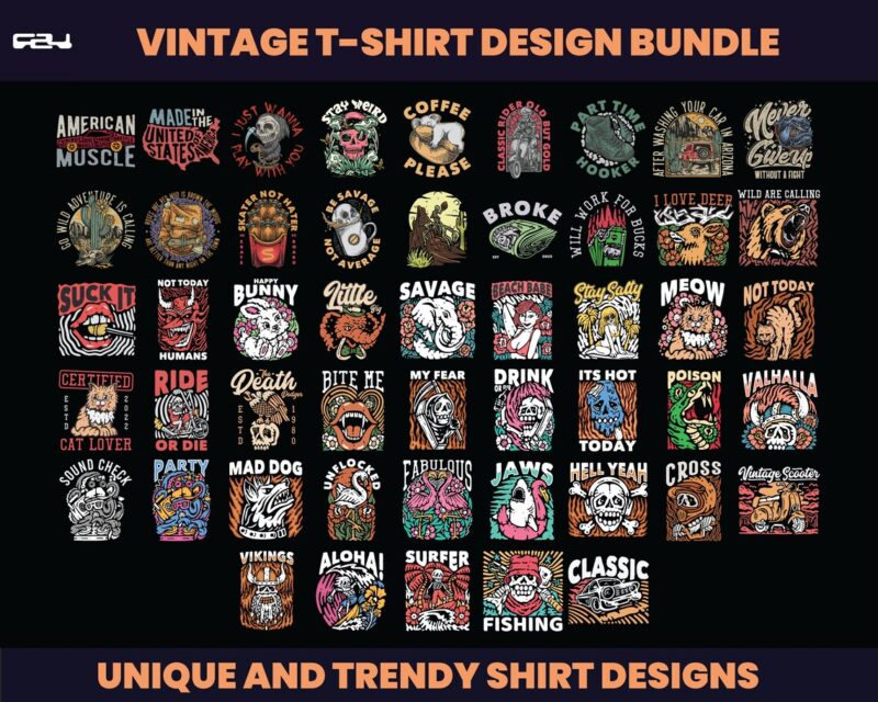 100 Vintage Design bundles, vintage T-shirt Design, streetwear design, vintage png, vintage svg, urban design, Graphics tees , DTF, DTG