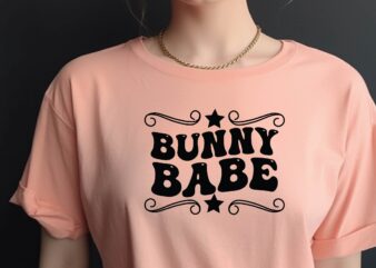 Bunny Babe t shirt template