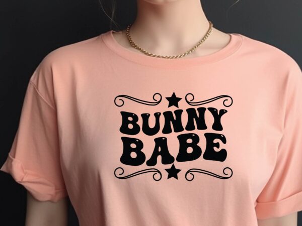 Bunny babe t shirt template