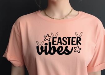 easter vibes vector clipart