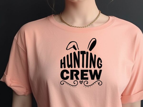 Hunting crew graphic t shirt