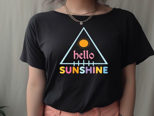 Hello sunshine graphic t shirt