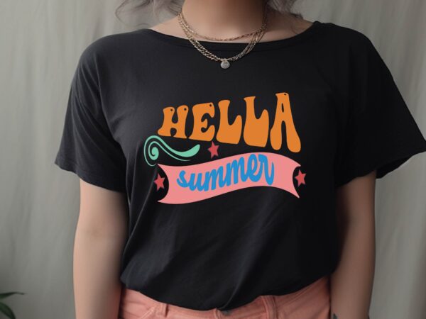Hella summer graphic t shirt Hella summer graphic t shirt