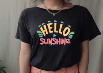 Hello Sunshine graphic t shirt