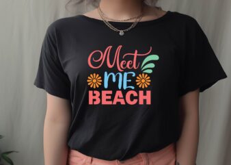 Meet Me Beach t shirt designs for sale