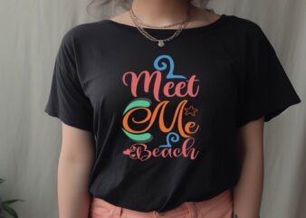 Meet Me Beach t shirt designs for sale