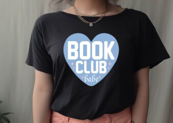 Book Club Babe t shirt template