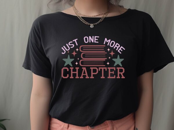 Just one more chapter vector clipart