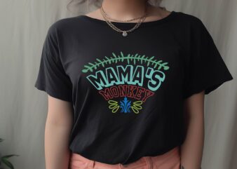 Mama’s Monkey t shirt designs for sale