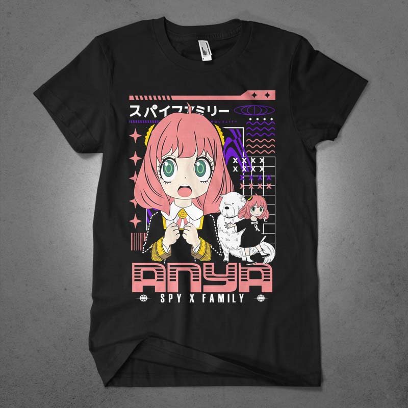 Populer anime lover part 23 tshirt design bundle illustration