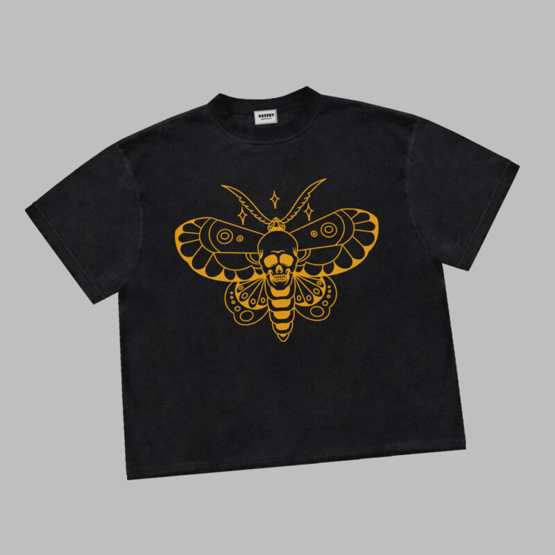 skull butterfly