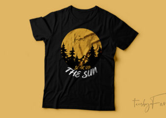 Soak up the sun T-shirt design